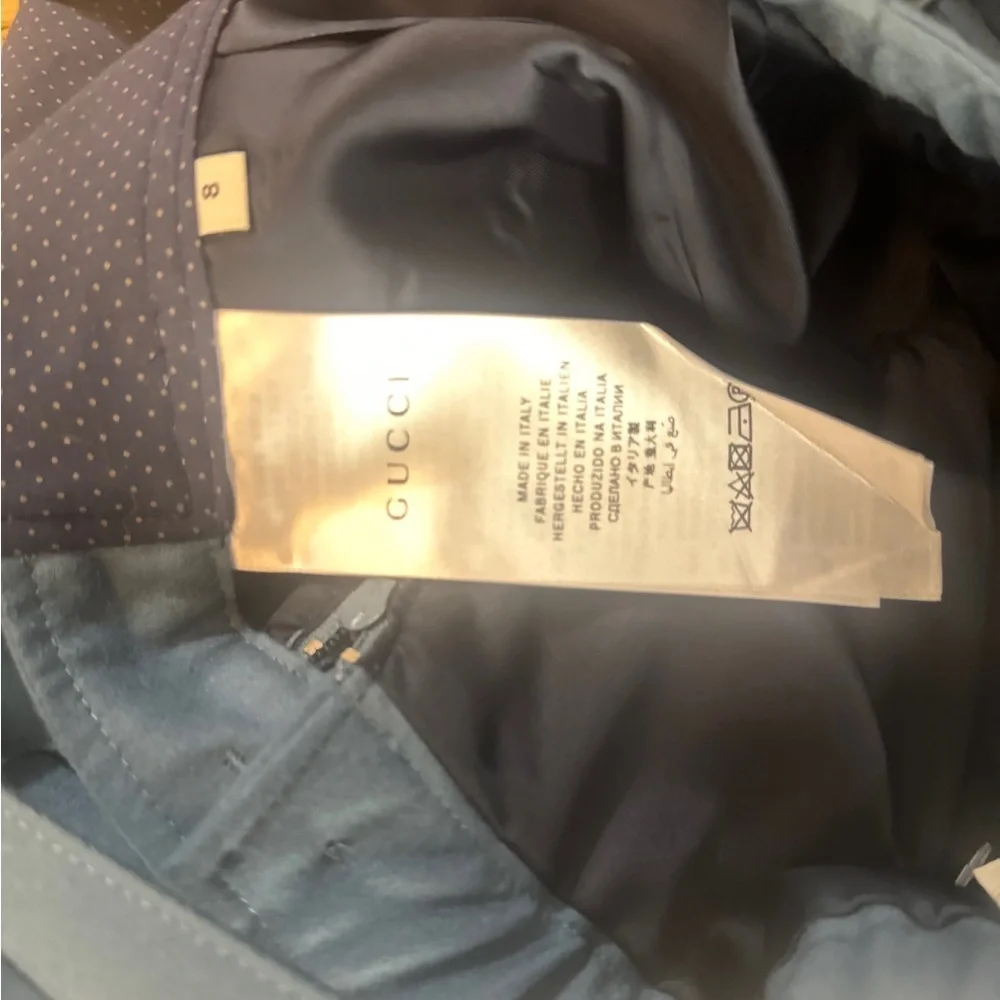 Gucci lightweight Denim Pant Overalls. Excellent Condition. Kids Size 8. HTF.